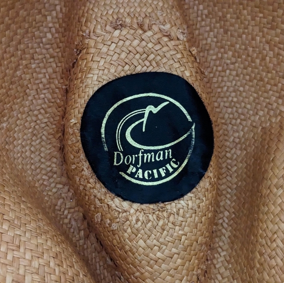 Sold! Vintage Dorfman Pacific Straw Rancher Fedora Sun Hat - Picture 8 of 10